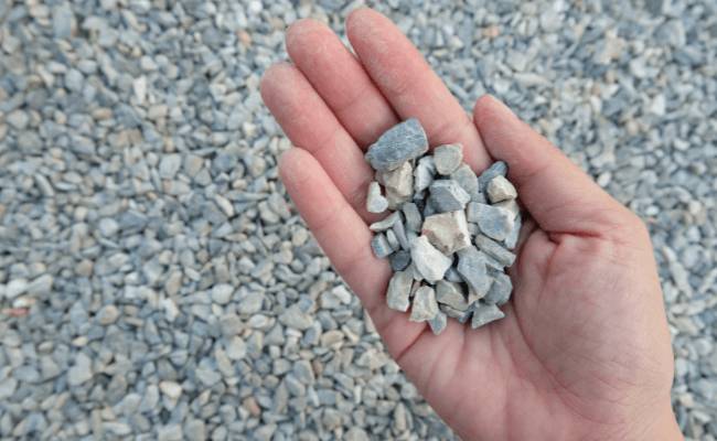 Crushed stone or Perlite